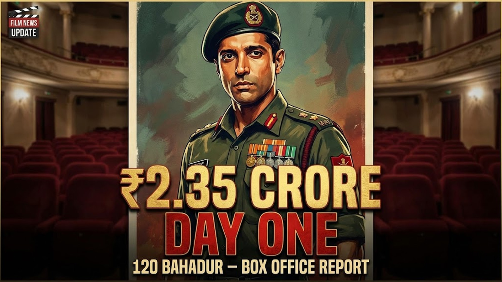 120 Bahadur’ Opens at ₹2.35 Crore: Farhan Akhtar’s Sixth Film to Miss ₹3 Crore Mar