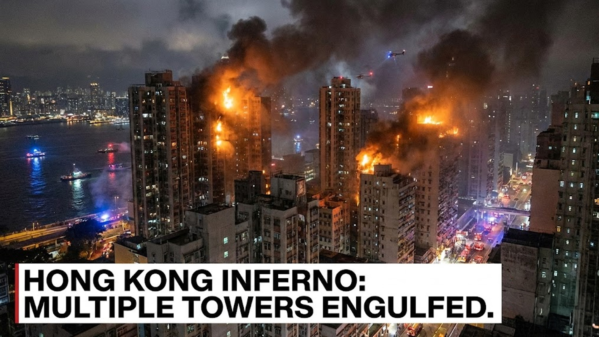 🔥 Hong Kong High-Rise Fire: At Least 55 Dead, 279 Missing as Tragedy Unfolds