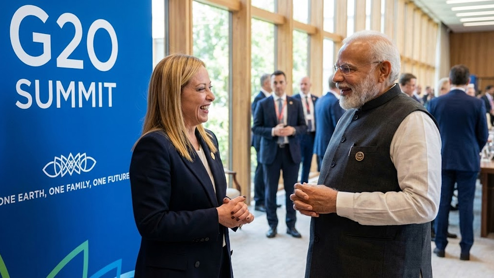 At the G20 Summit in Johannesburg, Prime Minister Narendra Modi was caught on camera sharing a laugh with Italian PM Giorgia Meloni, underscoring India’s diplomatic confidence and human-touch approach in global meetings.