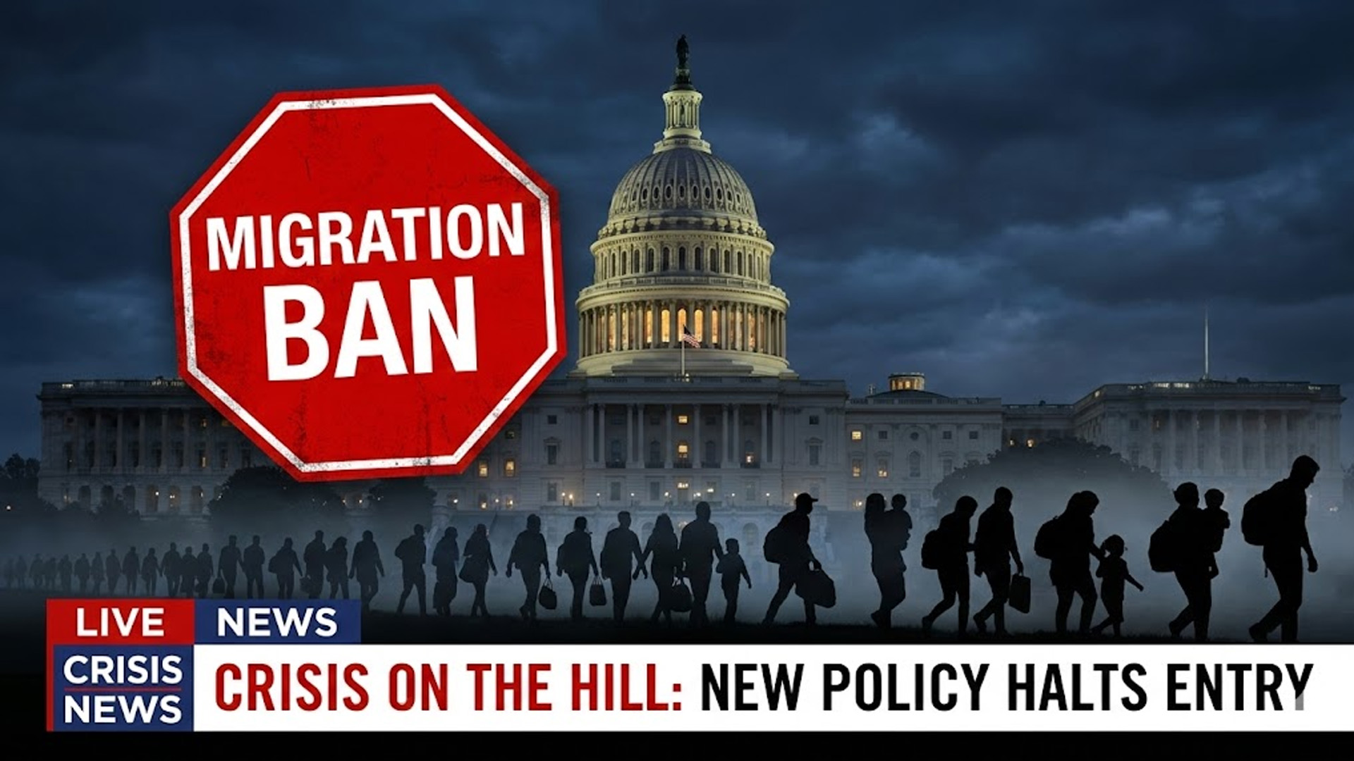 US President Trump orders a permanent pause on migration from all “Third-World Countries,” ending visas, asylum and benefits for non-citizens — sweeping immigration changes announced.