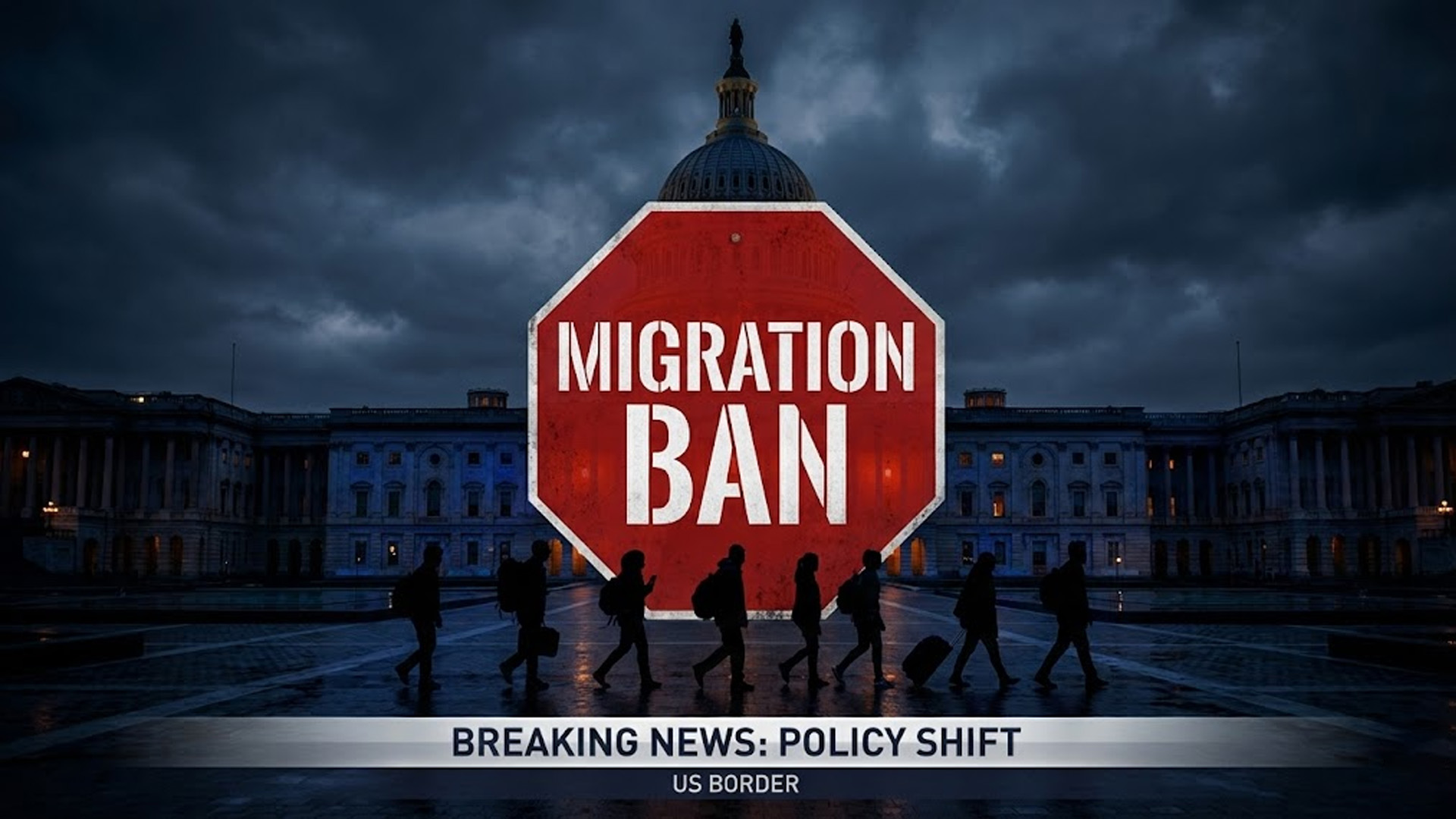 US to “Permanently Pause Migration from Third-World Countries” — Trump’s Bold Immigration Move