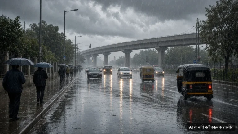 दिल्ली में 4 साल का सबसे गीला अक्टूबर दिन: 24 घंटे में 61.4 मिमी बारिश, AQI गिरकर 90; शाहदरा-पूर्वी दिल्ली में रेड अलर्ट