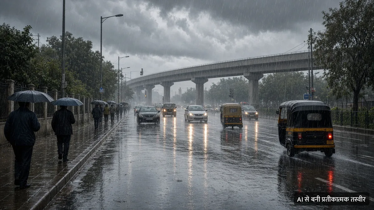 दिल्ली में 4 साल का सबसे गीला अक्टूबर दिन: 24 घंटे में 61.4 मिमी बारिश, AQI गिरकर 90; शाहदरा-पूर्वी दिल्ली में रेड अलर्ट
