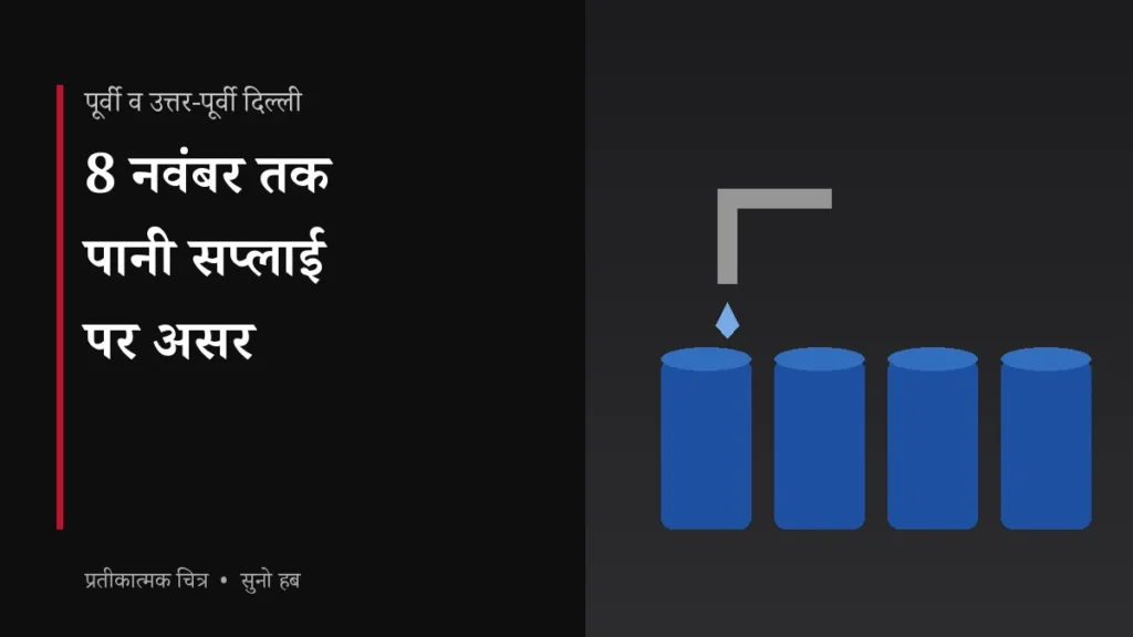 खाली नल के नीचे रखे पानी के ड्रम – प्रतीकात्मक चित्र