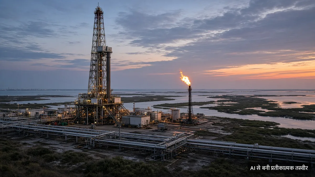 KG बेसिन में Oil India को मिली प्राकृतिक गैस, ‘मत्स्यपुरी’ परत से पहली बार निकली गैस—रोज़ 2 लाख घन मीटर तक बहाव